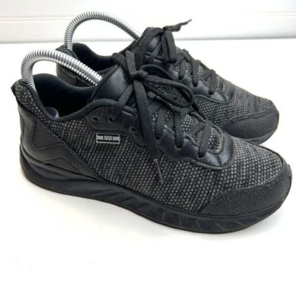 SAS Suprhon Women’s Non-Slip Lace-Up Sneaker Black/Asphalt Sz 6.5US Super Fabric - Picture 2 of 11